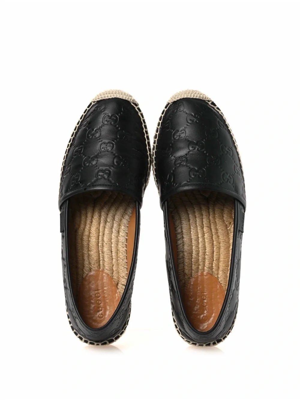 Gucci Microguccissima Black Leather Espadrilles Original packaging size 5